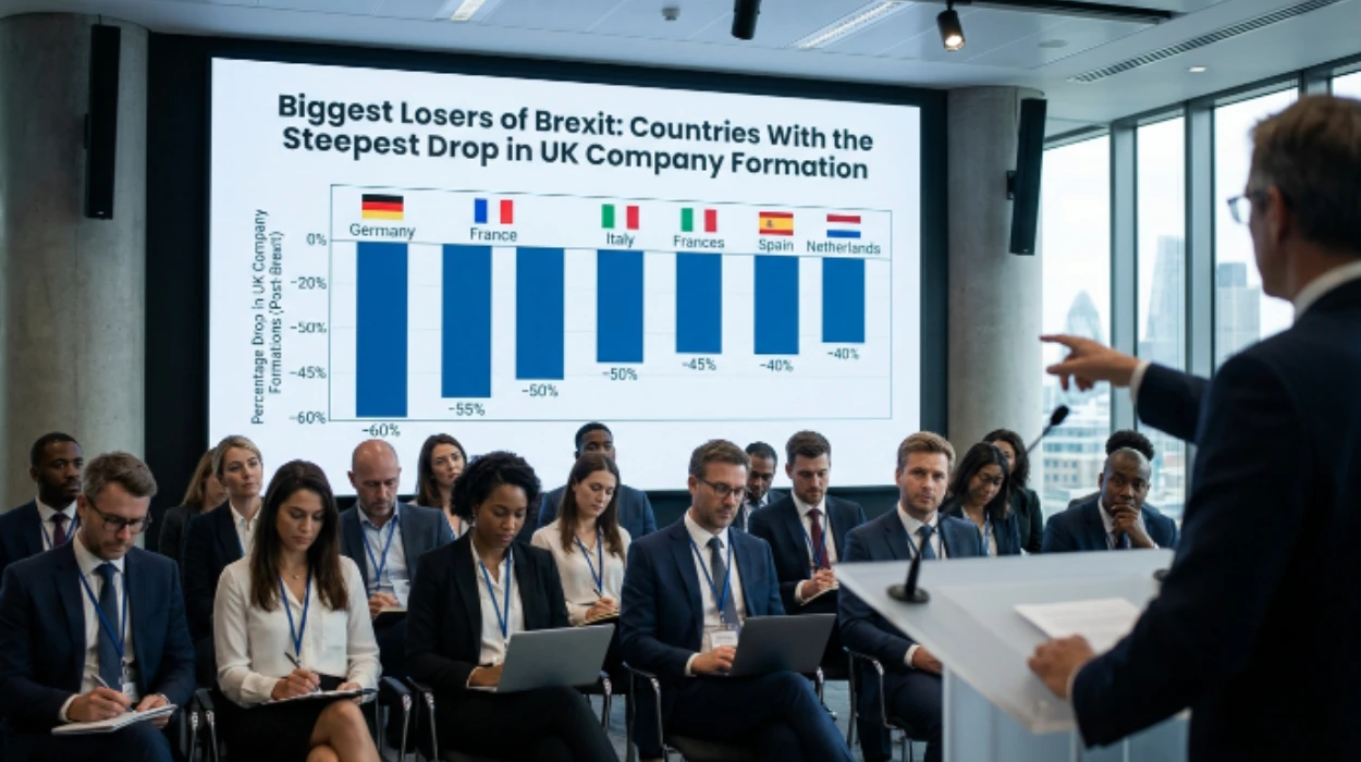 Biggest Losers of Brexit: Countries With the Steepest Drop in UK Company Formation