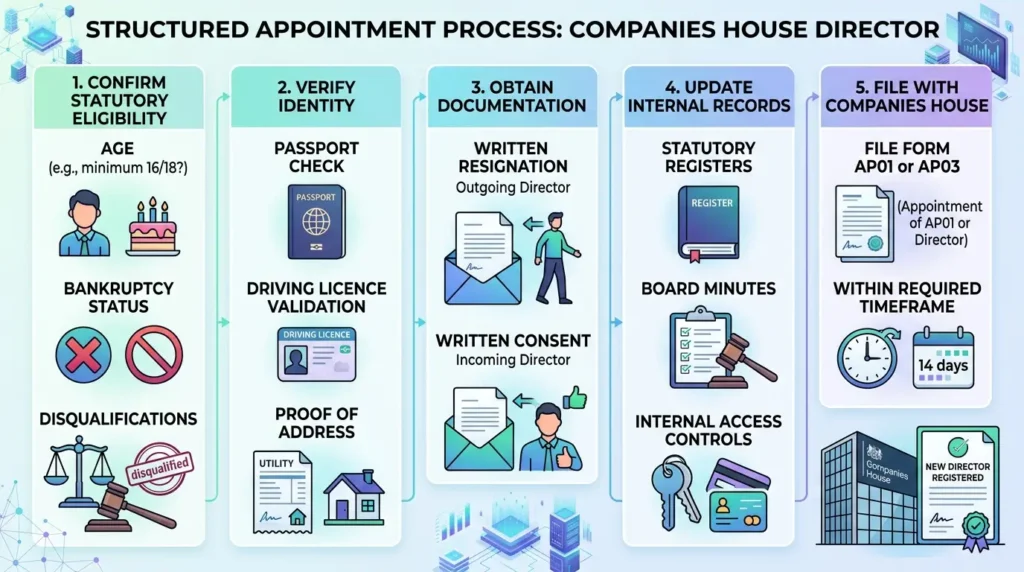 How does a structured appointment process work