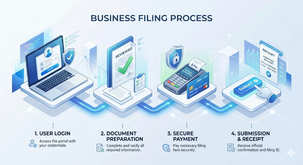 What Is the Step-by-Step Process to File Using Form My Company