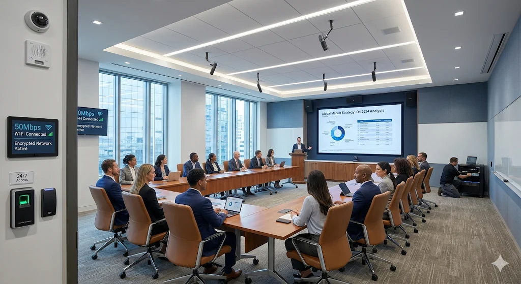 What Key Features Define Top Large Capacity Meeting Rooms