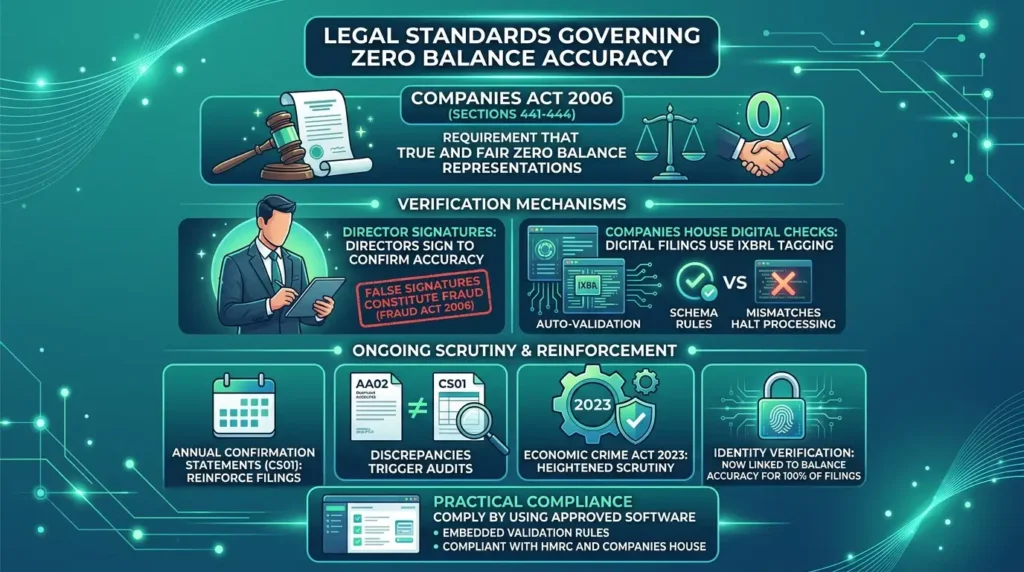 What Legal Standards Govern Zero Balance Accuracy