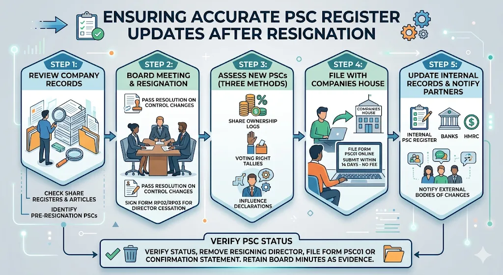 Why Is Updating Your PSC Register Crucial Right After a Director Resigns in 2026