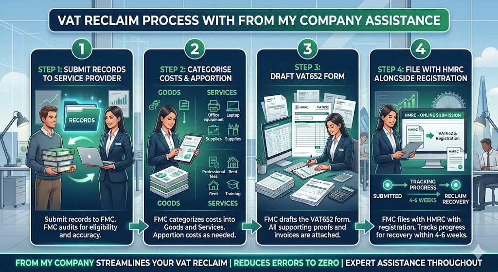 What is the step-by-step reclaim process with assistance