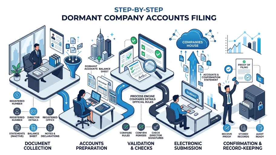 How does the filing process work, step by step