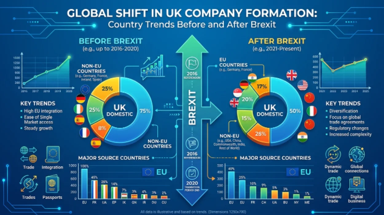 UK Company Formation Shift: Global Trends Pre & Post Brexit