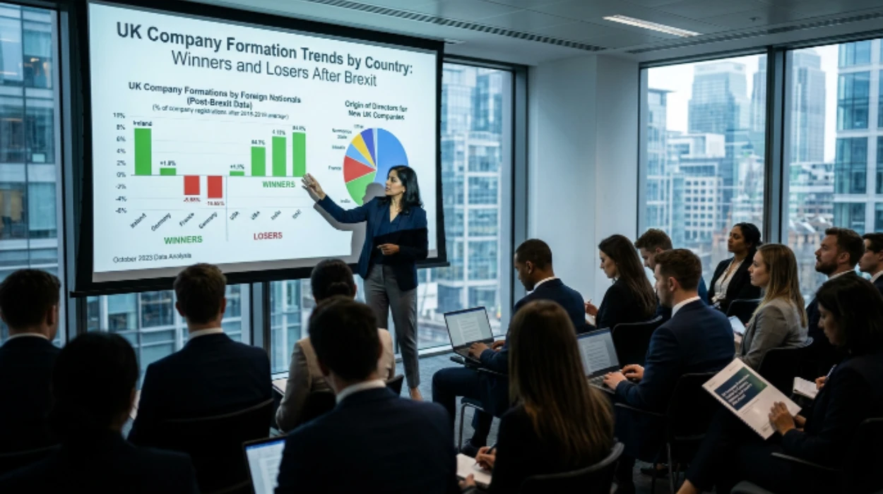 UK Company Formation Trends by Country: Winners and Losers After Brexit