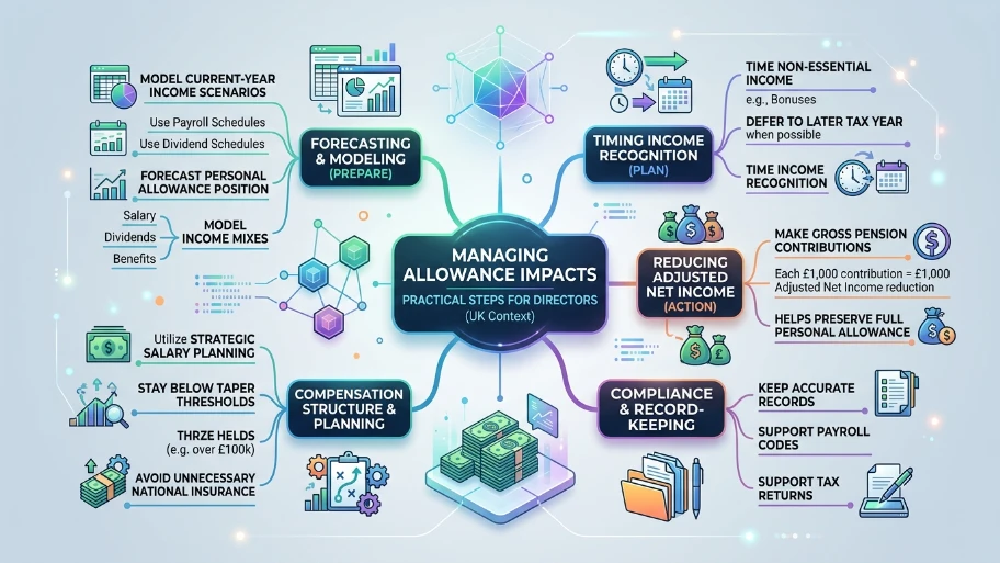 What practical steps can directors take to manage allowance impacts