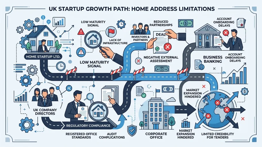 What problems arise when scaling with a home address