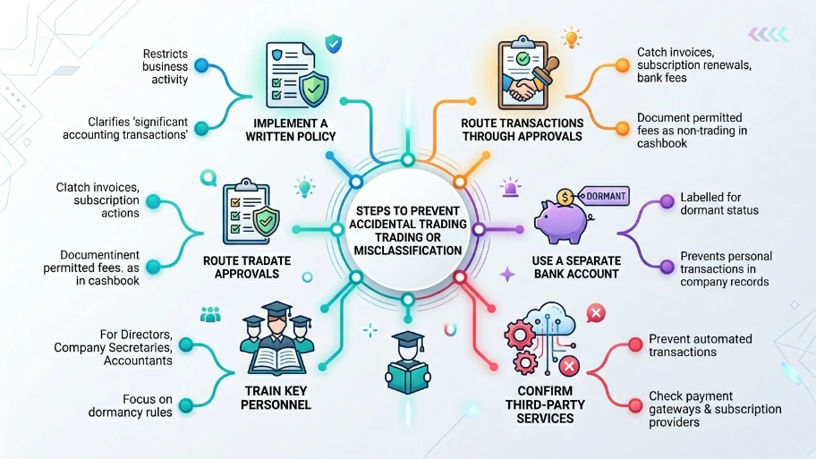 What steps prevent accidental trading or misclassification