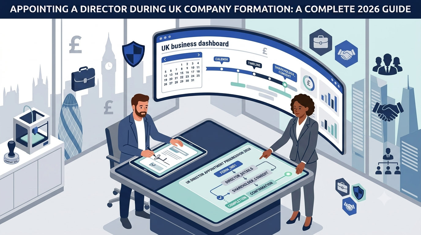 Appointing a Director During UK Company Formation A Complete 2026 Guide