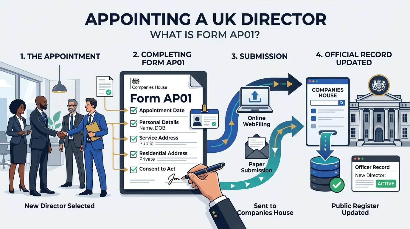 Companies House Appoint a Director What Is Form AP01
