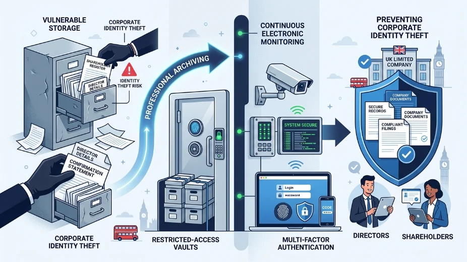 How Does Professional Archiving Prevent Corporate Identity Theft and Fraud