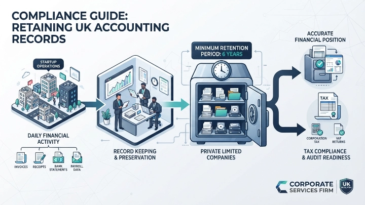 How Must UK Companies Store and Preserve Accounting Records