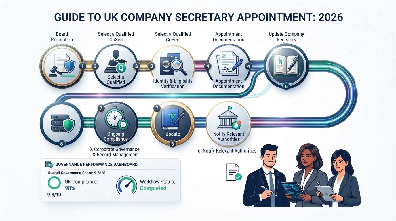How to Appoint a Company Secretary UK: A Step-by-Step 2026 Guide
