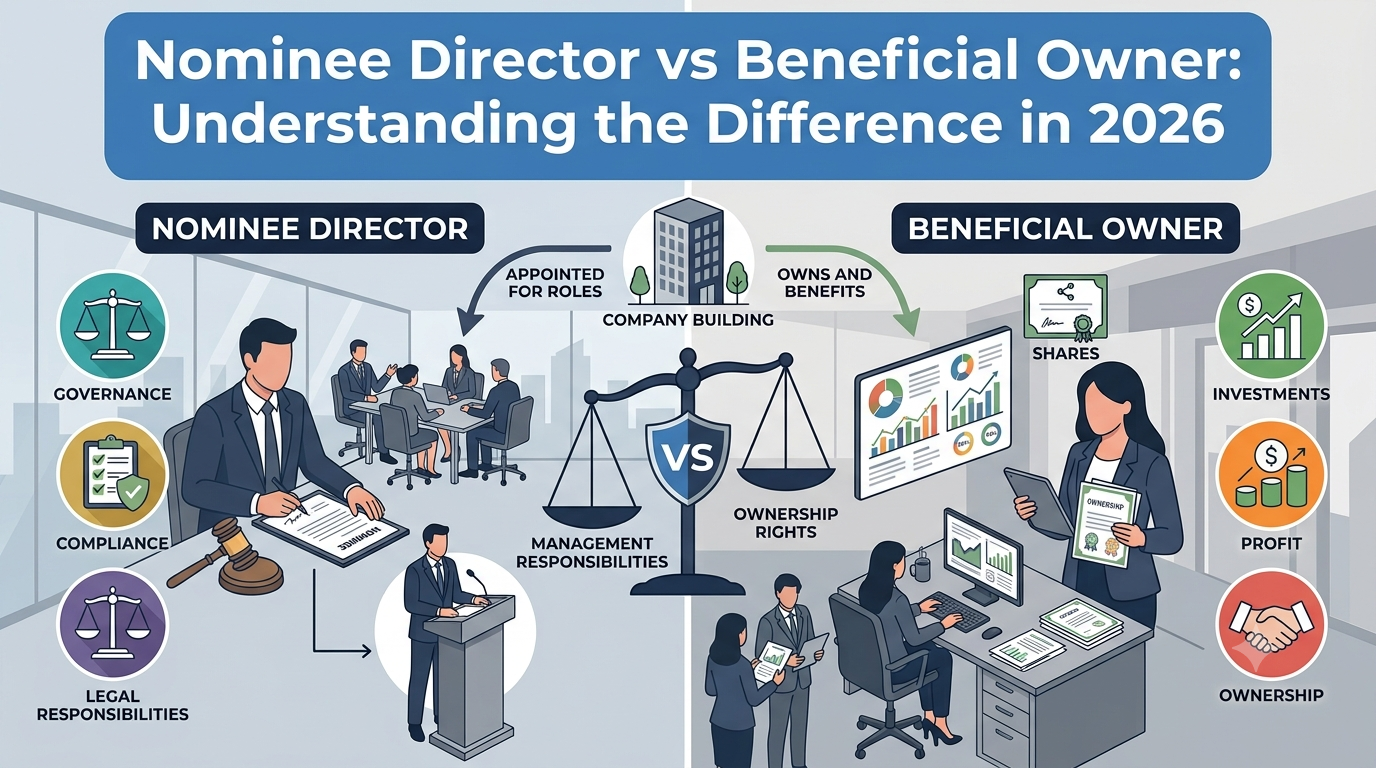 Nominee Director vs Beneficial Owner: Understanding the Difference in 2026