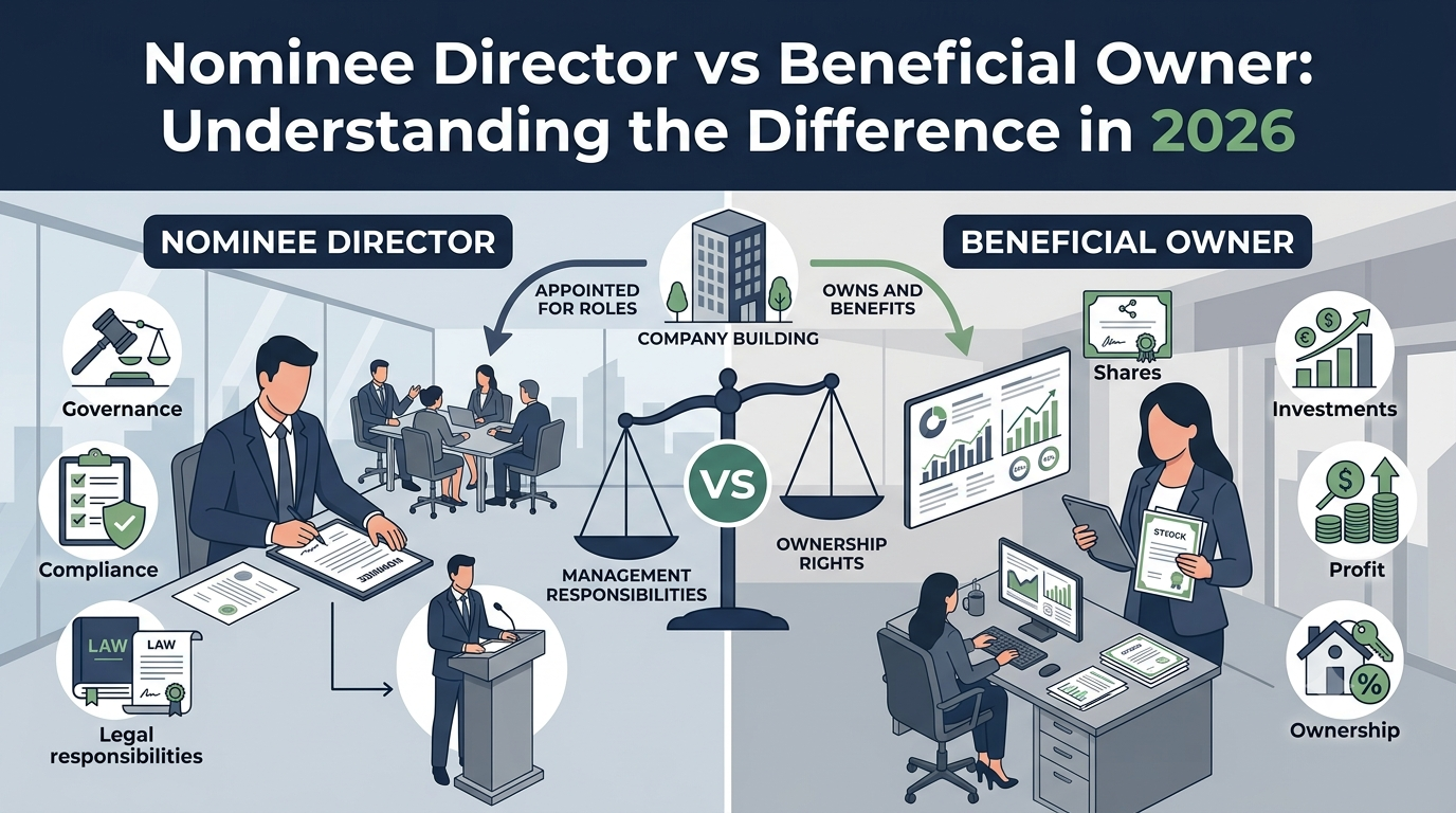 Nominee Director vs Beneficial Owner: Understanding the Difference in 2026