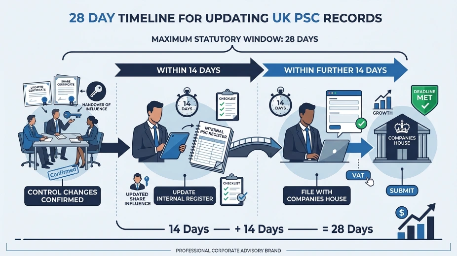 What Are the Key Statutory Deadlines for Updating PSC Records