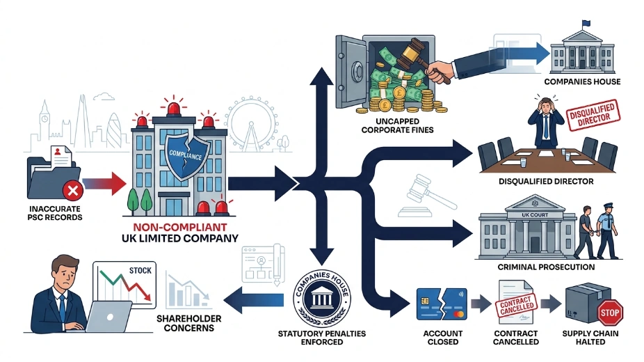 What Are the Risks of Non-Compliance and Incorrect PSC Reporting