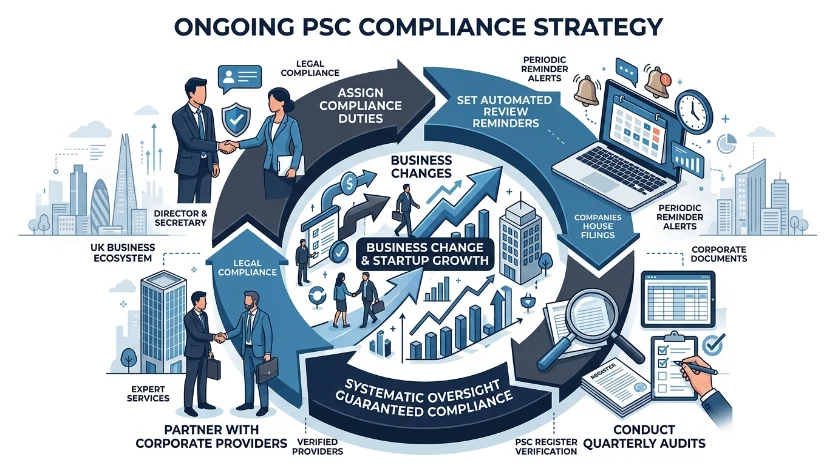 What Steps Ensure Ongoing PSC Compliance for UK Businesses