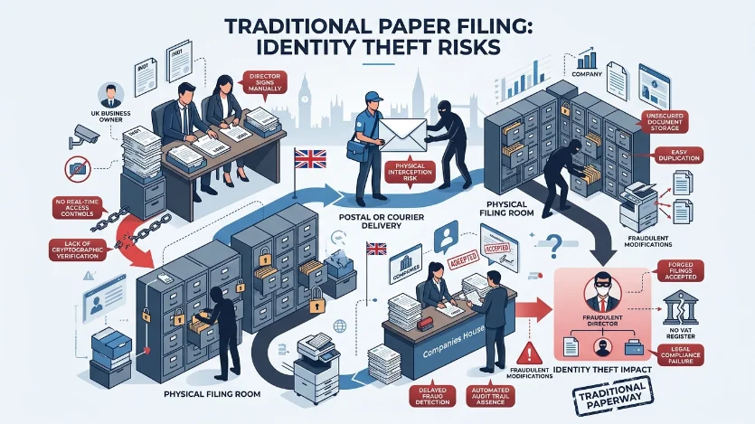 Why Are Traditional Paper Filing Systems Vulnerable to Identity Theft