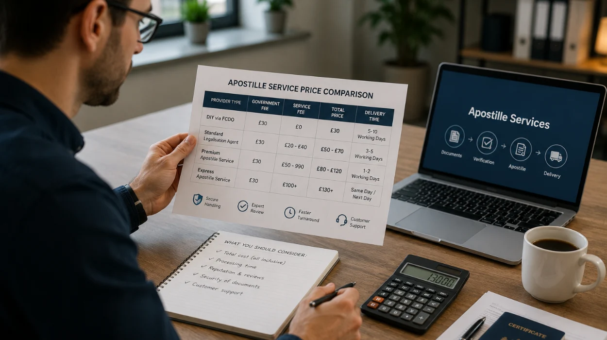 Comparing Apostille Service Prices: What Should You Actually Pay in 2026?