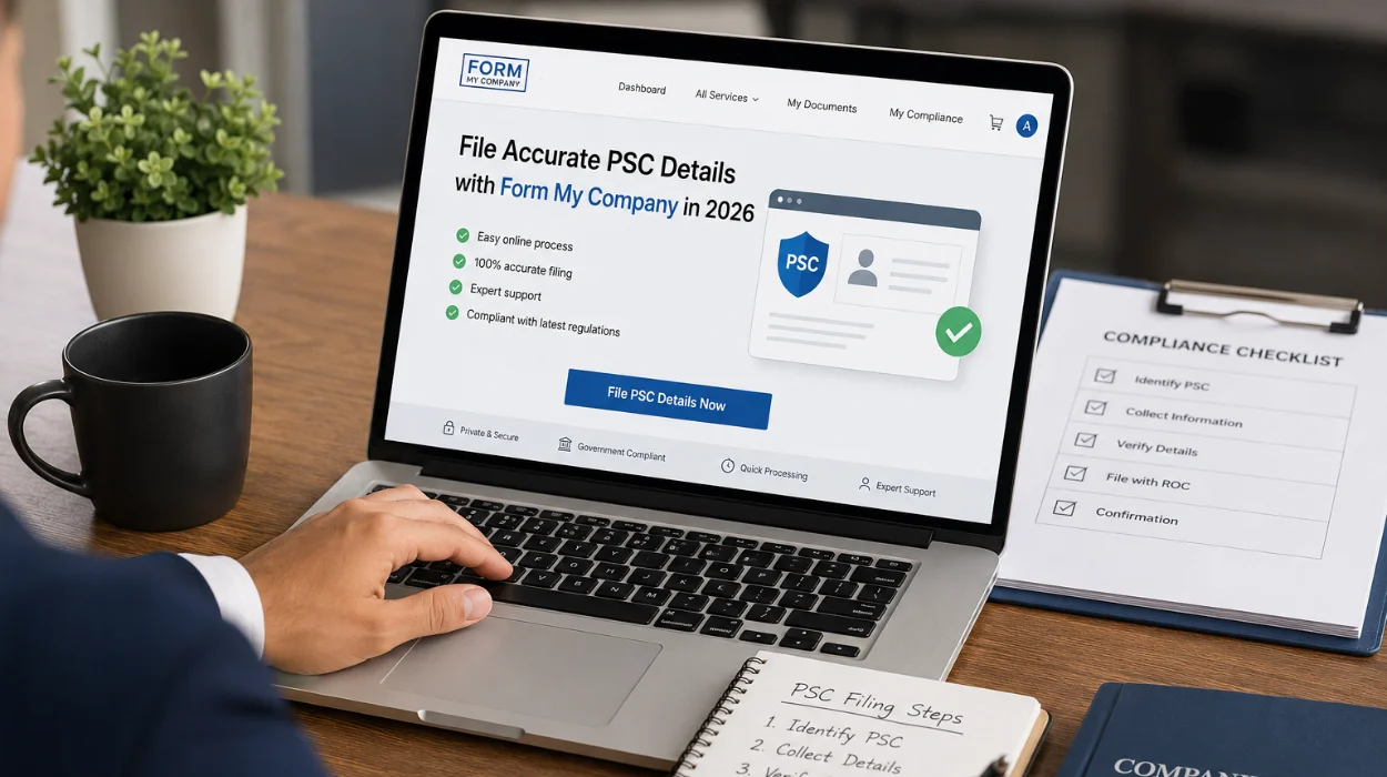 File Accurate PSC Details With Form My Company in 2026