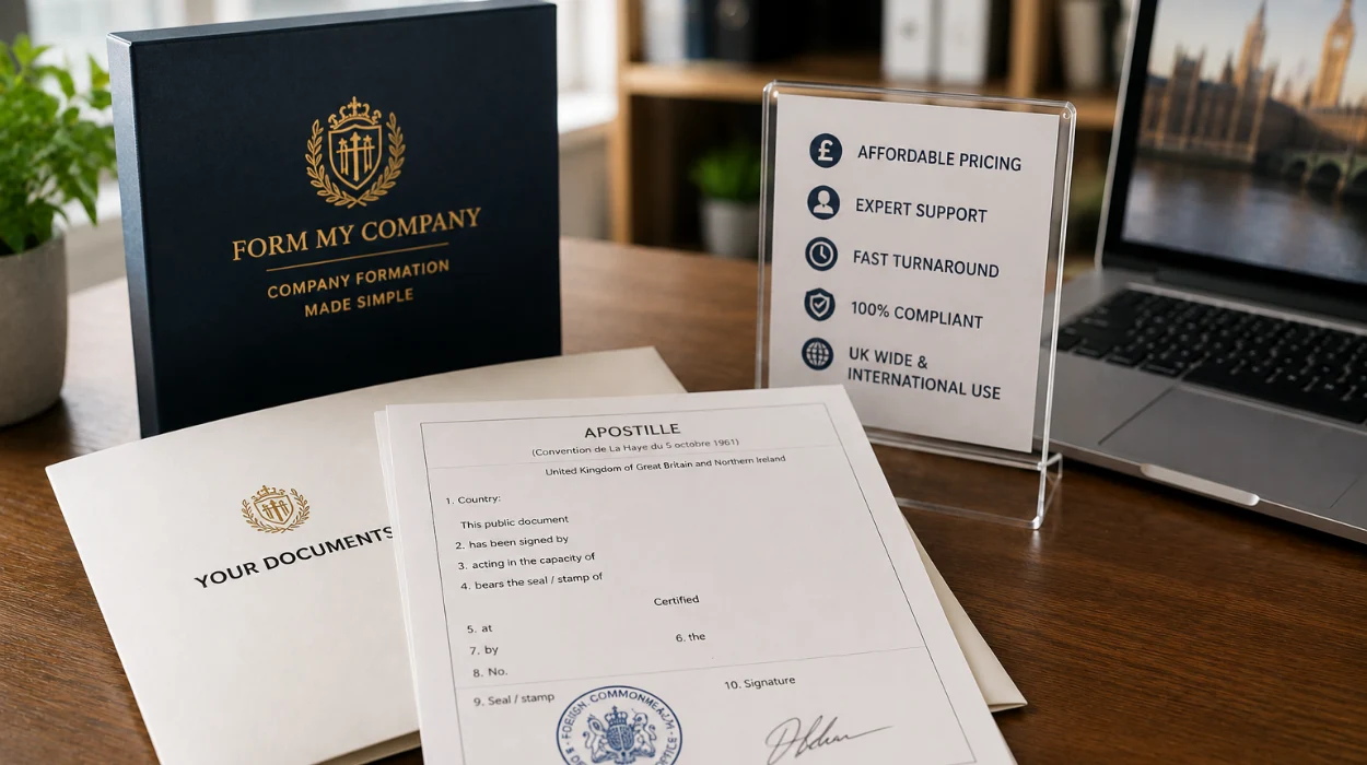Get an Affordable Apostille for Your UK Documents With Form My Company in 2026
