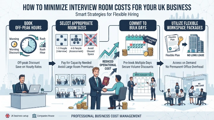 How Can Businesses Minimize the Cost of Hiring Interview Rooms