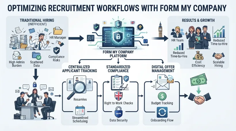 How Can Businesses Optimize Their Recruitment Workflows with Form My Company