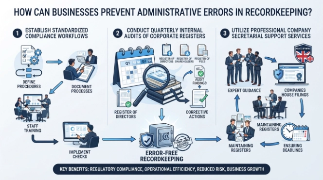 How Can Businesses Prevent Administrative Errors in Recordkeeping