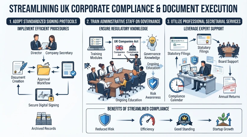 How Can Businesses Streamline Document Execution and Statutory Compliance