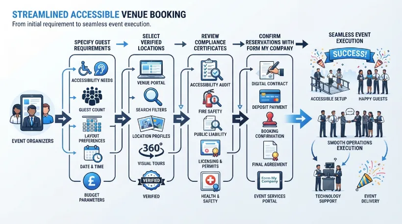How Can Organizers Book Accessible Venues Through Form My Company