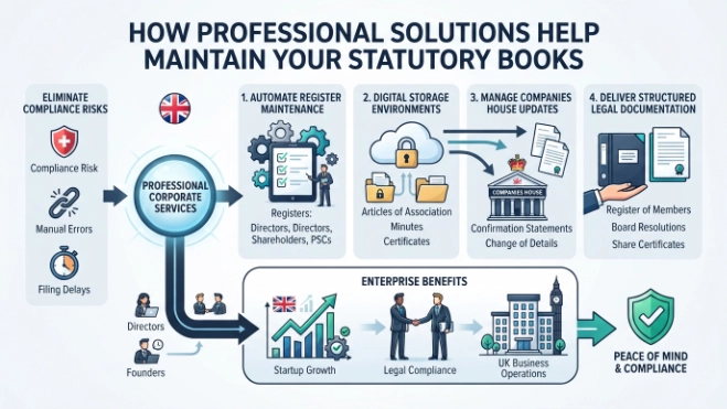 How Can Professional Solutions Help Maintain Your Statutory Books