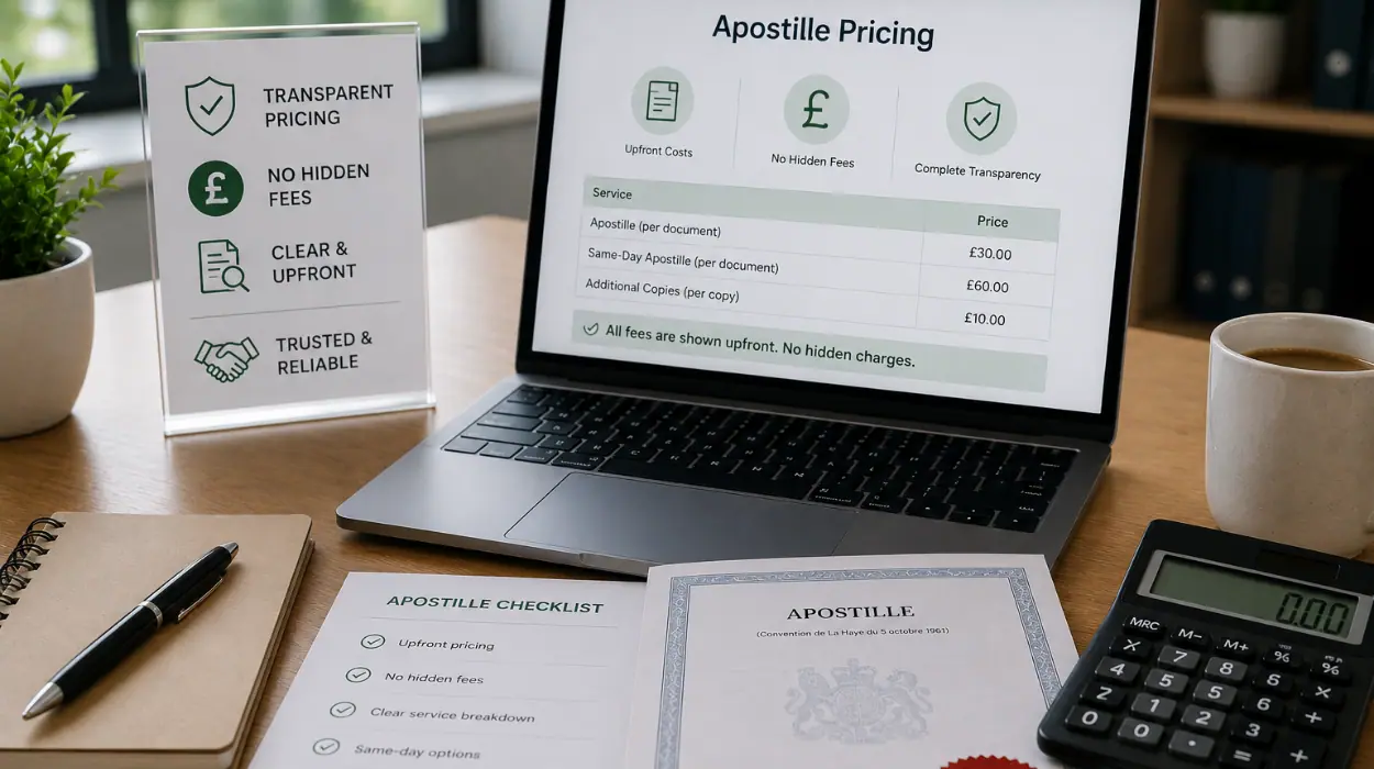 How Can You Get Transparent Apostille Pricing With No Hidden Fees at Form My Company in 2026?