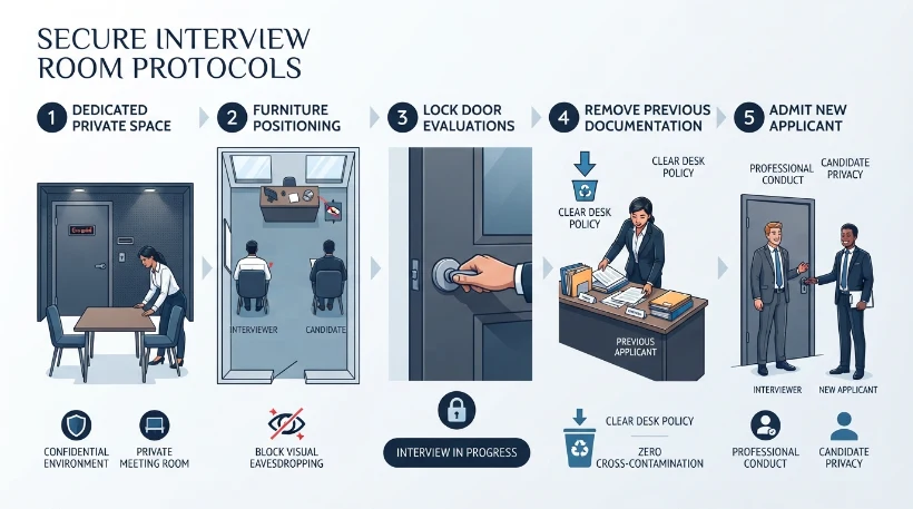 How Can You Secure Physical Interview Rooms Against Data Breaches