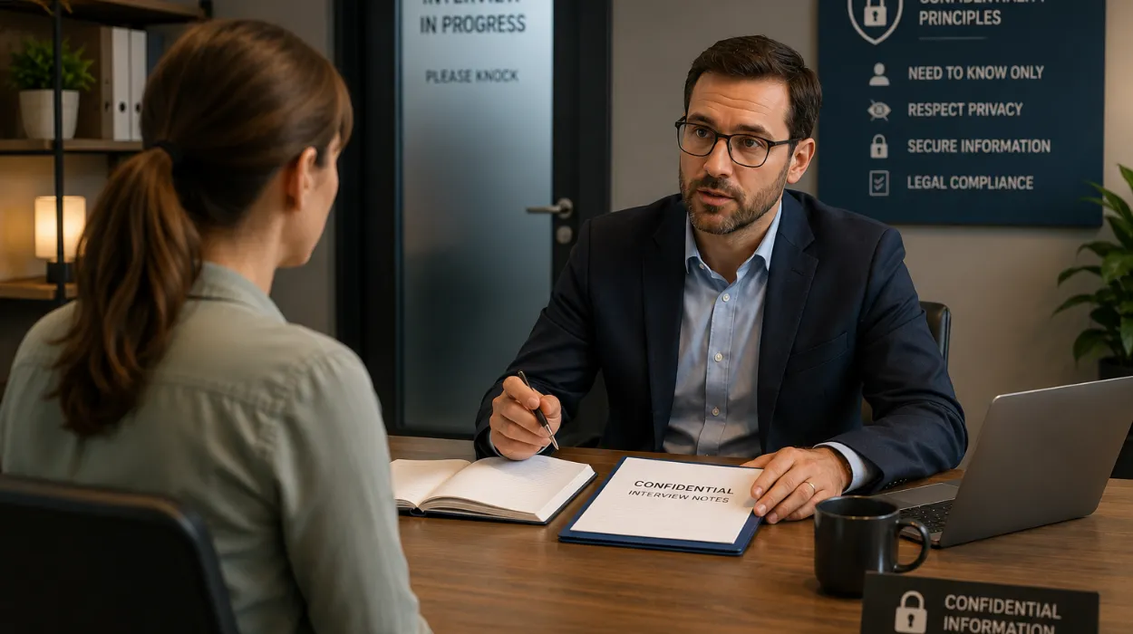 How Confidential Should a Job Interview Legally Be in 2026?