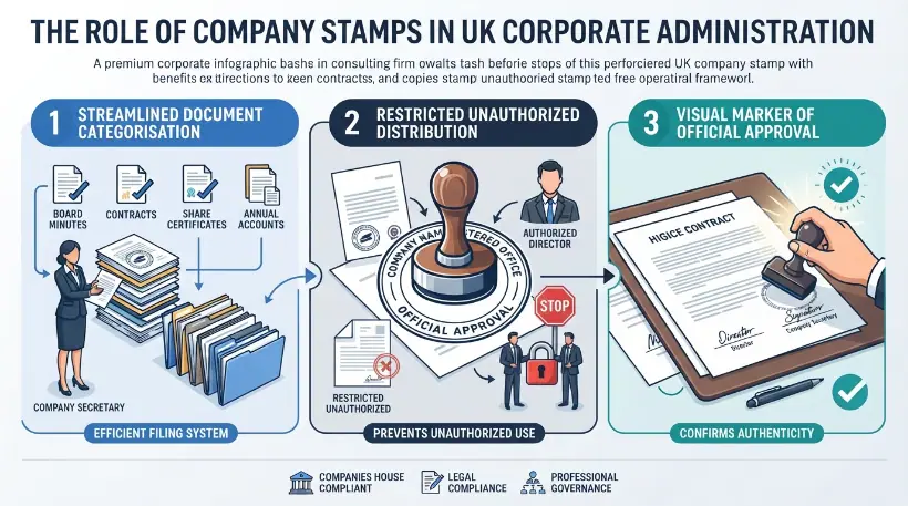 How Do Company Stamps Support Internal Corporate Governance