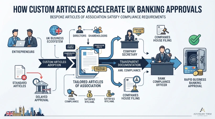 How Do Custom Articles Influence Corporate Banking Approvals