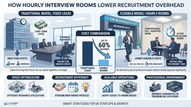 How Do Hourly Interview Rooms Lower Recruitment Overhead