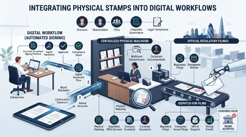 How Do Modern Companies Integrate Stamps Into Workflows