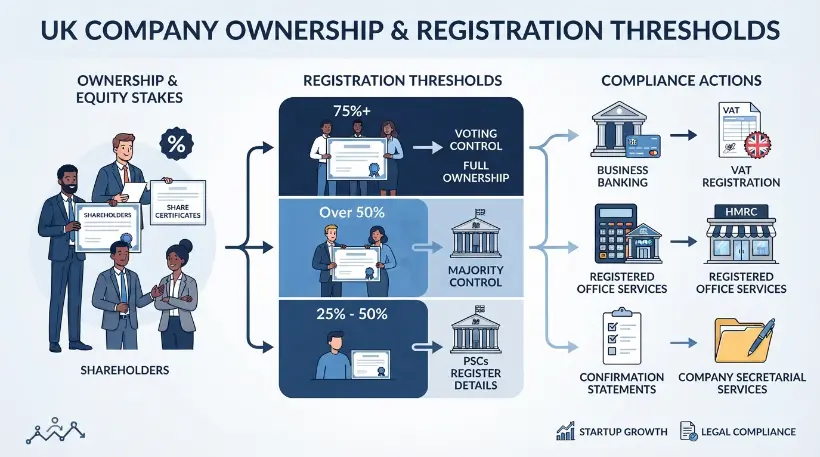 How Do Ownership Percentages Affect Public Records
