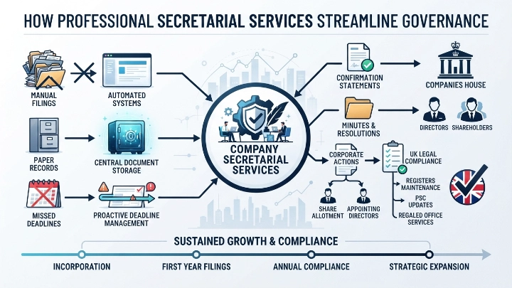 How Do Professional Secretarial Services Streamline Governance