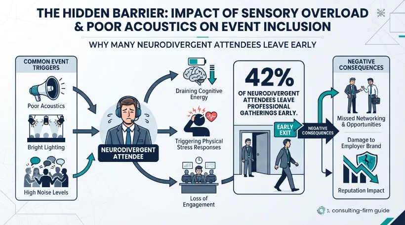 How Do Sensory Overload and Poor Acoustics Impact Event Participation