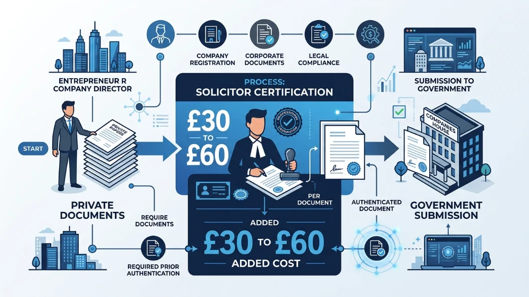 How Do Solicitor Certification and Notary Fees Impact Total Costs