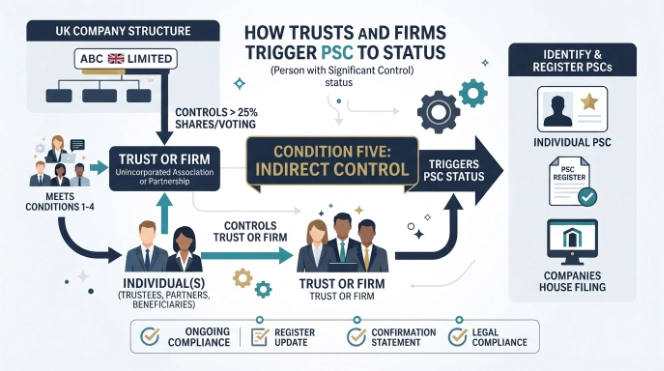 How Do Trusts and Firms Trigger PSC Status