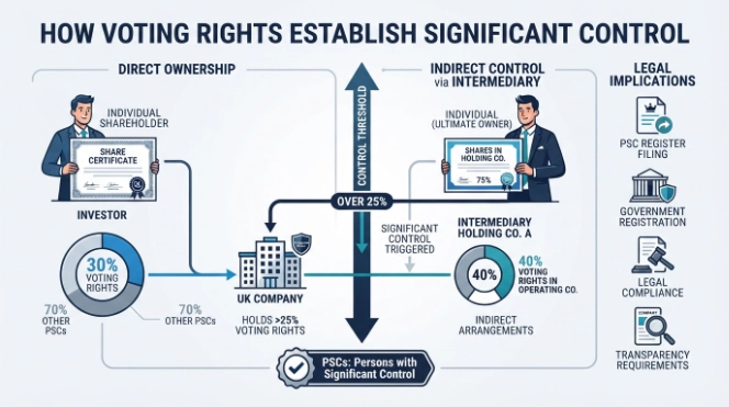 How Do Voting Rights Establish Significant Control