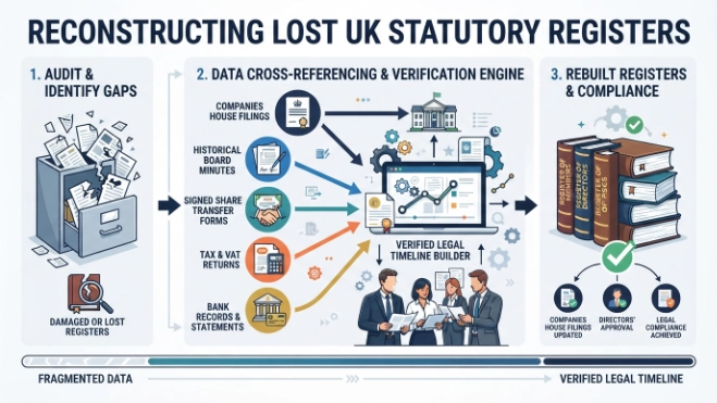 How Do You Audit and Reconstruct Damaged or Lost Statutory Registers