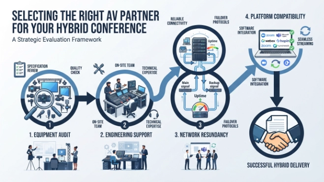 How Do You Choose the Right AV Partner for Your Hybrid Conference