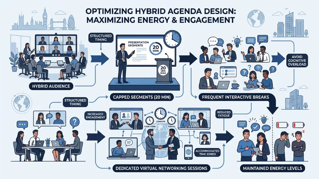 How Do You Design Event Agendas for Hybrid Audiences