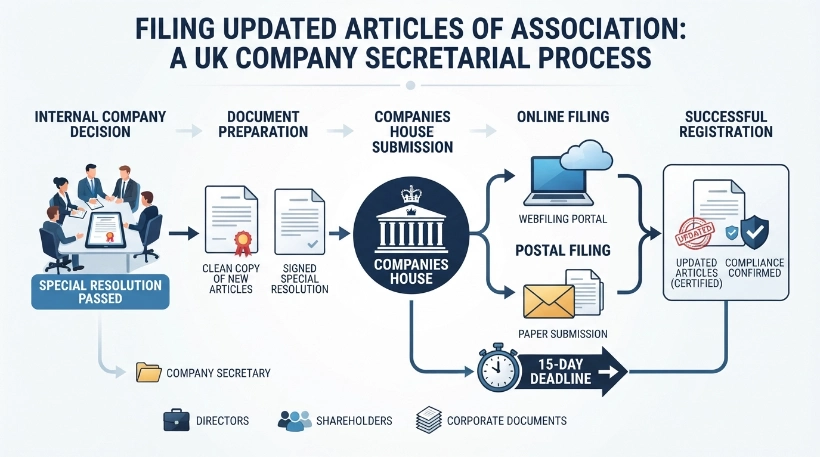 How Do You File Updated Articles with Companies House